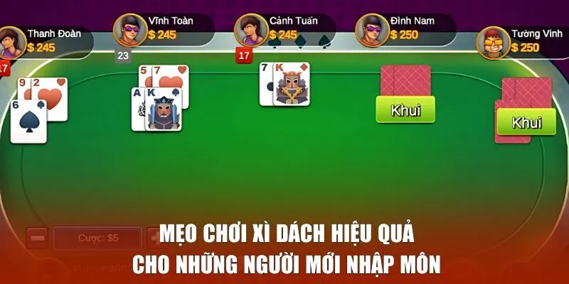 Tips đánh xì dách cho người mới nhập môn